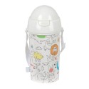 Bouteille d'eau Safta Zoo Beige PVC 500 ml