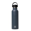 Garrafa Térmica Safta Ocean Azul escuro Silicone Aço inoxidável
