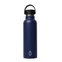 Thermosflasche Safta Marino Marineblau Silikon Edelstahl