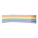Windschutz 5 Stangen Stahl Polyester Streifen Farben 480X80 cm Strand, Pool, Garten, Camping