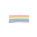 Windschutz 3 Stangen Stahl Polyester Bunte Streifen 240X80 cm Strand, Pool, Garten