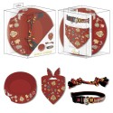 Gift Set Harry Potter Red Multi-composition Dog 4 Pieces