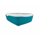 Bac à litière pour chats Trixie Classic Bleu Blanc Plastique 37 × 15 × 47 cm