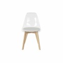 Esszimmerstuhl DKD Home Decor Weiß Holz Polycarbonat (Restauriert A)