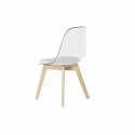 Esszimmerstuhl DKD Home Decor Weiß Holz Polycarbonat (Restauriert A)