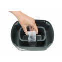 Fontaine pour Animaux de Compagnie Trixie Polygon Blanc Gris Silicone Mélamine 2,5 L 28 x 11 x 22 cm