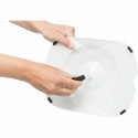 Fontaine pour Animaux de Compagnie Trixie Polygon Blanc Gris Silicone Mélamine 2,5 L 28 x 11 x 22 cm