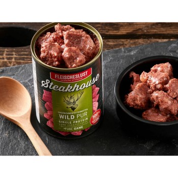 Comida húmida Fleischeslust Pure 400 gr Veado