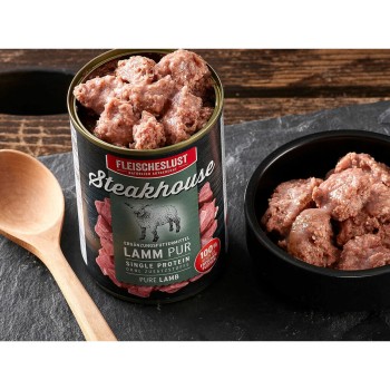 Nassfutter Fleischeslust Pure 400 gr Lamm