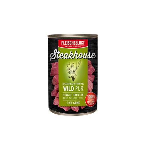 Comida húmida Fleischeslust Pure 800 gr Veado