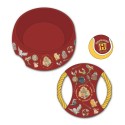 Coffret cadeau Harry Potter Rouge foncé 21,0 x 21,0 x 8,8 cm Chien