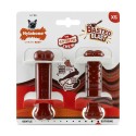 Hueso Nylabone Marrón Bacon XS 2 Unidades