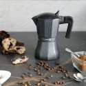 Cafetera Italiana Fagor Negro Aluminio 12 Tazas