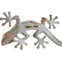 Decoración de Pared Home ESPRIT Multicolor Lagarto Mediterráneo 13 x 5 x 29 cm (2 Unidades)