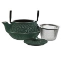 Tetera Home ESPRIT Azul Verde Acero Inoxidable Hierro 400 ml (3 Unidades)