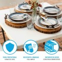 Mesa Plegable Lifetime Blanco Cuadrada Acero Plástico 86 x 86 x 74 cm