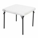 Mesa Infantil Lifetime Dobrável Branco Aço Plástico 61 x 61 x 53,5 cm