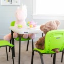 Mesa Infantil Lifetime Dobrável Branco Aço Plástico 61 x 61 x 53,5 cm