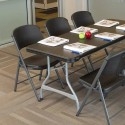 Mesa Plegable Lifetime 182 x 73,5 x 76 cm 6 personas Rectangular Acero Plástico