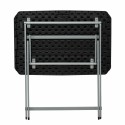 Mesa Dobrável Lifetime Preto Aço Plástico 75 x 50,5 x 66 cm