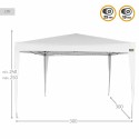 Gazebo Colorbaby Steel 300 x 300 x 250 cm