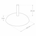 Base for beach umbrella Colorbaby 25 kg Black Steel Cement
