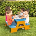 Table de pique-nique Colorbaby Bleu Orange