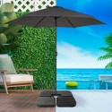 Base for beach umbrella Colorbaby Plastic 4 Pieces 80 kg