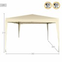 Gazebo Colorbaby Steel 300 x 300 x 240 cm