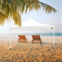 Gazebo Colorbaby Foldable Adjustable height Steel 300 x 300 x 220 cm