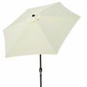 Parasol Aktive Cream Aluminium Steel 300 cm
