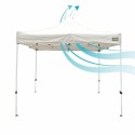 Gazebo Colorbaby Dobrável Altura ajustável Aço 300 x 300 x 220 cm