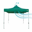 Gazebo Colorbaby Foldable Adjustable height Steel 300 x 300 x 220 cm