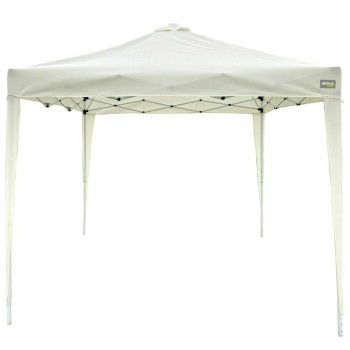Tonnelle Colorbaby Max-Air Blanc Tissu Acier 300 x 300 x 250 cm