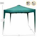Gazebo Colorbaby Max-Air Verde Tecido Aço 300 x 300 x 250 cm