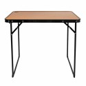 Mesa Dobrável Aktive Para campismo Bambu 80 x 60 x 67 cm