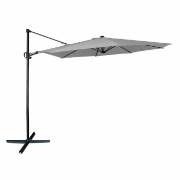 Ombrellone Aktive Roma 300 x 245 x 300 cm Antracite Ø 4,8 cm Alluminio