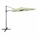 Parasol Aktive Roma 300 x 245 x 300 cm Crème Ø 4,8 cm Aluminium