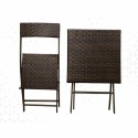 Ensemble Table + 2 Chaises Aktive Carré 60 x 72 cm