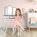Tocador Com Banqueta Colorbaby Brinquedo Branco Infantil 61 x 29 x 100 cm