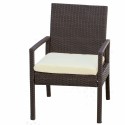 Table Set with 2 Armchairs Aktive 54,5 x 56 x 79 cm
