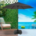 Base para Guarda-Sol Colorbaby Preto 19 Kg Plástico 3,8 cm