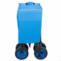 Carrello Multiuso Aktive Azzurro Nero 88 x 47 x 53 cm Pieghevole Spiaggia