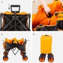 Carro Multiusos Aktive Naranja 86 x 44 x 53 cm Plegable Playa