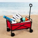 Carrello Multiuso Aktive Rosso 65 x 40 x 48 cm Pieghevole Spiaggia