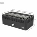 Tragbarer rauchfreier Holzkohlegrill Aktive 45 x 19 x 28 cm