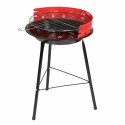 Churrasco Preto Vermelho 34 x 34 x 55 cm