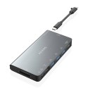 Hub USB Aisens ASUC-8P015-GR Cinzento Multicolor