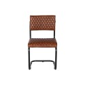 Cadeira Home ESPRIT Castanho Preto 47 x 50 x 88 cm