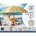 Beach parasol Beige Ø 240 cm SPF50+